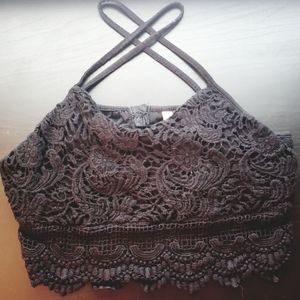 Lace crop top